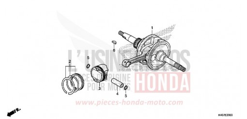 VILEBREQUIN/PISTON NSS125ADK de 2019